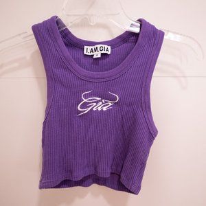 Purple Crop Top